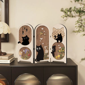 Bàn Trang Trí Bàn Làm Việc Kiểu Trung Hoa Cổ Điển Có Thể Gập Lại Hình Con Mèo Trang Trí Phòng Khách TV Tủ Trang Trí Không Gian Mở