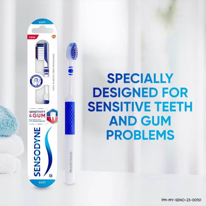 Sensodyne Sensitive & Gum Toothbrush - Soft [Buy 2 Free 1] (1 X 3EA ...