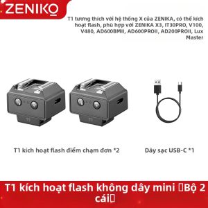 ZENIKO | Đèn Chớp Không Dây Mini cho Phụ Kiện Máy Ảnh