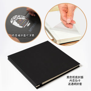 Handmade Graduation Travel Memoir Book Self-Adhesive Black Card Pages Baby Family Photo Album Creative Gift Festive Supplies