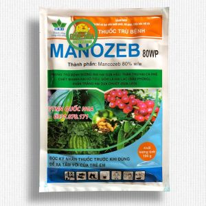 MANCOZEB 80WP BỘT XANH - TRỪ BỆNH THÁN THƯ ĐỐM LÁ PHẤN TRẮNG