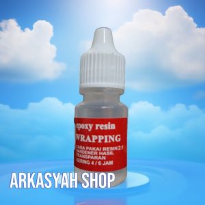 LEM JORAN JAGO EPOXY HARDENER RESIN BENING HASIL TRANSPARAN 10ML (LEM JORAN LEM KERAJINAN LEM 2 KOMPONEN LEM SUPER KUAT LEM SPUL SPEKER LEM SERBAGUNA)