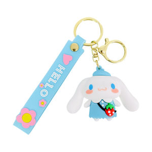 Creative Fruit Sanrio Keychain Cute Second Generation Pacha Dog Backpack Pendant Couples Small Gift