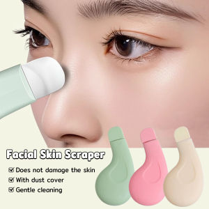 C.B.【Ready in Stock】 Facial Skin Scraper Nose Blackhead Spatula Exfoliator Deep Cleansing Tool Beauty Care 1pc