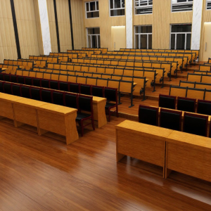 Auditorium Lecture Hall Multi-functional Stacked Chairs