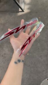 Tem chữ SH Mode nổi đủ màu và giá  là 1 cặp