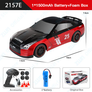 ZWN 2.4G RC Drift Car 1/24 4WD Remote Control Car High Speed Four Wheel Drive Radio Controlled Mini Racing Model Boy Toy Gift