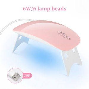 LULAA Mini UV LED Nail Lamp Professional  LED Gel Nail Dryer with USB Curing Lamp Nail Art Tool Accessory for Home DIY Use