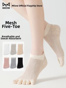 MiiOW | Summer Thin Breathable Antibacterial Deodorant Five-finger Socks