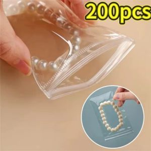 Jewelry Package Bags PVC Transparent Zipper Bags Dust-proof and Anti-oxidation Pockets Used for Packaging Small Jewelry Item