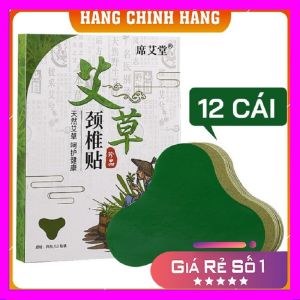 12 Miếng dán Ngải cứu giảm đau nhứcđau vai gáy - OAISEA