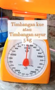 Timbangan ANALOG / Timbangan Kue Buah Dapur Analog 5 KG Kitchen Scale