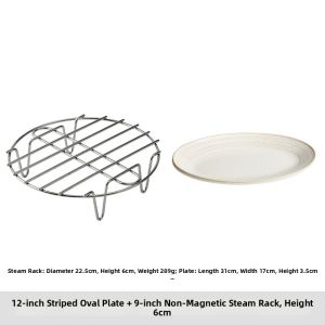 Deep Luxurious New Dish Plate Heat Resistant