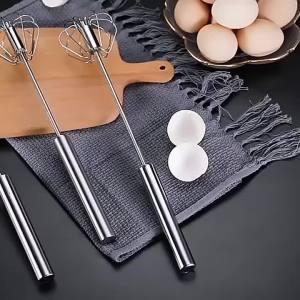 Máy Xay Cầm Tay Xoay Bằng Tay Dụng Cụ Đánh Trứng Máy Đánh Sữa Cà Phê Dụng Cụ Làm Bánh Nấu Ăn Dụng Cụ Khuấy Trứng Bằng Kim Loại