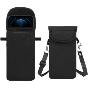 Portable Thickened Diving Material Phone Case for Xiaomi 17 pro Max 6.9 Inch Anti-Fall Waterproof Dustproof Crossbody Mobile Phone Bag