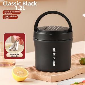 mibinuan | Ultra-long Double-layer Insulation Lunch Box