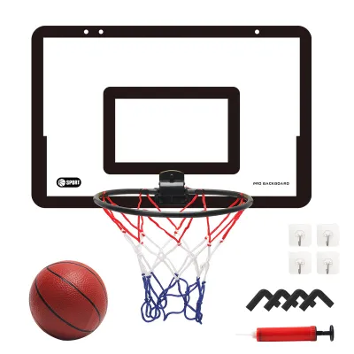 Bộ Khung Rổ Bóng Rổ Di Động Gấp Gọn - Bộ Đồ Chơi Thể Thao Trong Nhà Cho Trẻ Em Và Người Lớn Chất Liệu Nhựa ABS