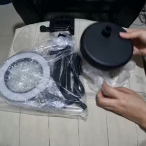 【1-3 Days Delivery】Melanthe 8X/5X Magnifying Glass With Light Desk Lamp Adjustable Magnifier Glass LED Light Foldable Reading Lamp with Three DimmingAdjustable Angle Modes USB Power Supply