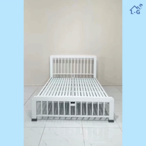 [GIAO TOÀN QUỐC] Giường sắt hộp vuông 4x8 dày dặn sơn tĩnh điện màu trắng/đen sang trọng