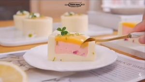 Cetakan silikon kue bentuk CUP HOLE 6 tengah bolong Cetakan Pudding bolu coklat es kristal mousse