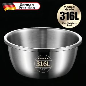 Mixing and Serving Bowl 316 Stainless Steel Thickened