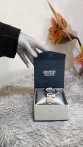 ของแท้ 💯%นาฬิกา US MASTERS POLO CLUBTITAN SPORTY CHRONO WHITE USM-DH08