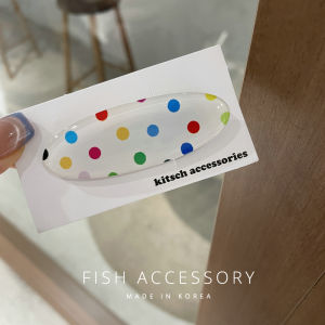 Kitsch Cute Cat Rabbit Guitar Side Clip Fresh out of the Oven Korean Style Hair Accessories Letter Fruit Hair Clips for Bé Gáis