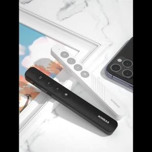 รีโมทพรีเซน Red Laser ระบบการสื่อสาร 360° ระยะรับสัญญาณไกลสุด เลเชอร์ปากกา เลเซอร์ พกพา เมาส์พอยเตอร์ Presenter Wireless