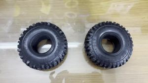 Lốp Cao Su RC 113MM 1.9 Inch Dành Cho Xe Leo Núi Tỷ Lệ 1:10 Axial SCX10 Canyon Trail Trax TRX4 TRX6 # 8174 - Chuông Thủ Công Trang Trí Hạt Cườm