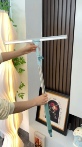 180 ° Rotatable Silicone Scraper Broom Multifunctional Wiper High Place Glass Wiper Floor Mop Household Bathroom Sweeping Water