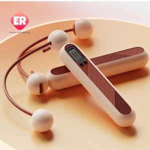 【ER】1pair Fitness Cordless skipping rope  Fitness Shape Weight Loss Fat Burning Electronic Counter Adult Weight Loss Specific Jump Rope