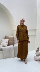 NRS Series - Baju Pdh Wanita Kemeja Seragam Dinas Pemda Kekinian