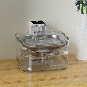 Wireless Cat Water Fountain 3.2L Cat Water Fountain Battery Operated with 3 Modes 5000mAh Battery Ultra Quiet Motion Sensor for Cats and Dogs