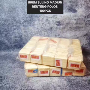 SNACK BREM SULING MADIUN RENTENG POLOS PUTIH 100PCS  ZENZEN SNACKS