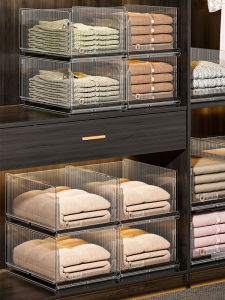 Transparent Stackable Clothes Storage Box