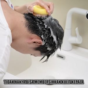 Angola Sikat Keramas Silikon D28 Hair Washing Brush Massage / Sikat Donat Cuci Rambut Ala Spa