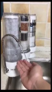 Activated Carbon Water Filter Drinking Water Purifier With PP/UDF/CTO Filter Penapis Air