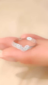 Cincin Set Mahkota Cantik Cincin Princess  Adjustable Fashion Wanita