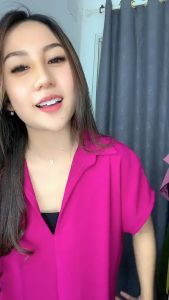 Qyara Store Fashion Dress Korean Style Bahan Crinkle Airflow Kekinian Tiara Korean Dress Top V Neck Crinkle Airflow Ukuran MLXLXXL Jumbo Terlaris