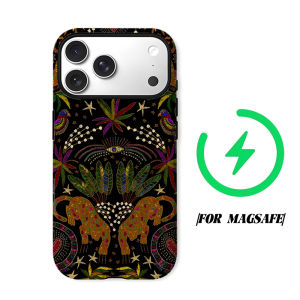 Tropical Totem Phone Case for iPhone 18 17 16 15 14 13 12 11 Air Pro Max Plus Double-layer Cover