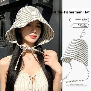 GUOQI | Stylish Large Brim Fishing Hat Portable Foldable
