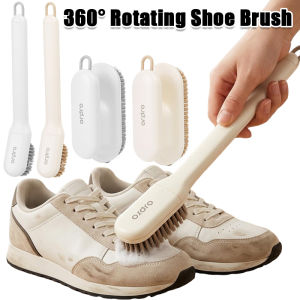 Soft Bristle Rotatable Laundry Shoe Brush / Multifunctional Long-handled Shoe Brush / Household Cleaning Clothes Brushes