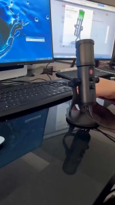 SUNATUR ZX-776 USB Microphone Professional RGB Gaming Mic With Mute Noise Reduction For PC Laptop