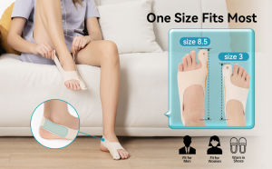 DEYU Bunion Corrector For Women Men 1Pair Big Toe Corrector Adjustable Ultrathin Toe Straightener Soft Bunion Splint Bunion Socks For In Shoes