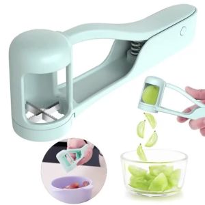 Tomato & Cherry Grape Slicer Fruit Splitter Cutter Small Kitchen Gadget for Salad & Baby Food