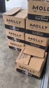 MOLLY Cat Food  Indoor Shiny Hair Hairball Renal 1kg Repack Cat Kibbles Food Makanan Kucing 猫粮