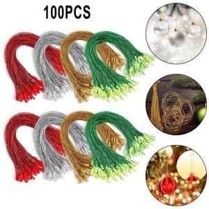 100pcs 20cm Polyester Strings for Christmas Tree Xmas Ball Tag Tool Christmas Ornament Accessories