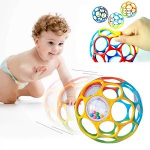 Baby Rattles Soft Ball Toy Newborn Teethers Grasping Exercise Game Hand Bell Develope Intelligence Educational Toys for Children