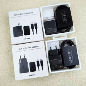 Samsung | EP-T4510 Samsung 45W PD Charger Super Fast Charging For Galaxy A57 A37 A55 A56 C55 S25 S26 Ultra Plus M56 EU/US/UK Phone Adapter