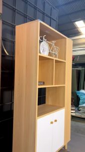 Tủ Sách Gỗ Đơn Giản Thích Hợp Để Phòng Khách Phòng Ngủ Phòng Làm Việc SIB Decor KSG42